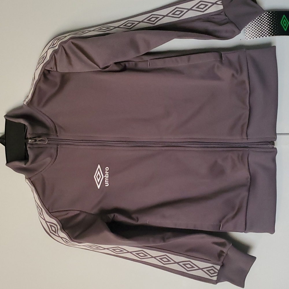 Boys Umbro Diamond Print Track Jacket XS 4/5 NWT
